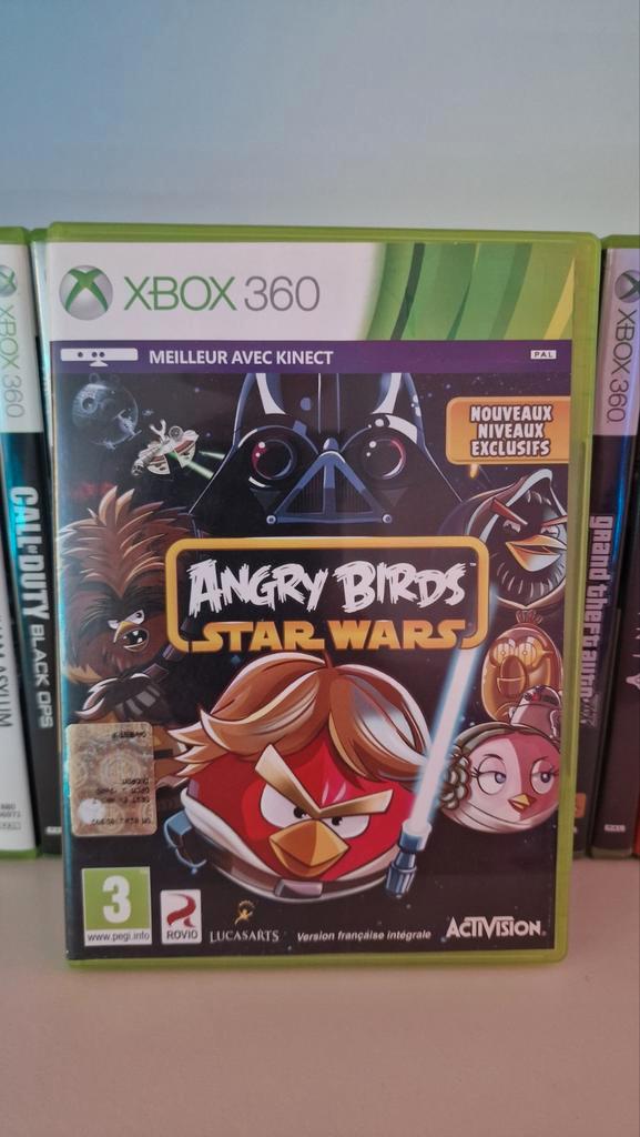 XBOX360  - ANGRY BIRDS - STAR WARS, Spelcomputers en Games, Spelcomputers | Xbox 360, Zo goed als nieuw, 250 GB, 360 S, Met 2 controllers