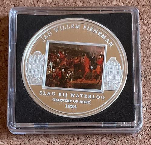 Penning  Rijksmuseum - Jan Willem Pieneman Slag bij Waterloo, Postzegels en Munten, Penningen en Medailles, Overige materialen