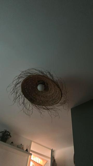 Ibiza boho rieten lamp circa 60 cm doorsnede beschikbaar voor biedingen