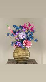 Luxe vaas met zijden bloemen, Ophalen of Verzenden, Nieuw