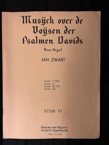 Jan Zwart - Psalmen Davids voor Orgel (Stuk VI) beschikbaar voor biedingen