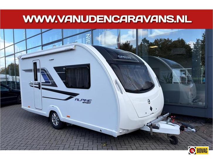 Sprite Alpine Sport 420 CT VERKOCHT!!, Caravans en Kamperen, Caravans, Bedrijf, tot en met 2, 1000 - 1250 kg, Standaardzit, Sprite