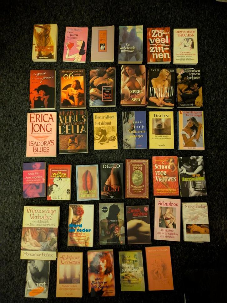 Collectie van 36 erotische romans, in hele goede conditie!, Boeken, Romans, Gelezen, Nederland, Ophalen of Verzenden