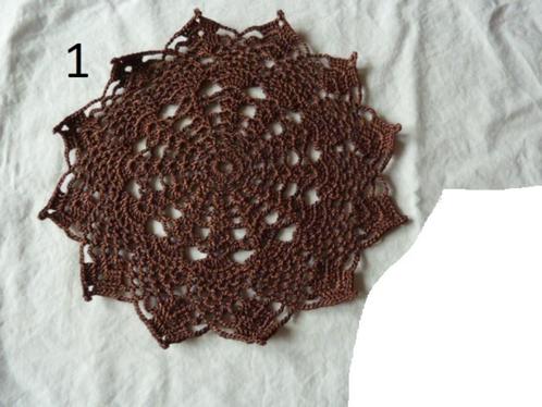 diversen zelf gehaakte kleedjes ( 1), Hobby en Vrije tijd, Breien en Haken, Nieuw, Haken, Overige typen, Ophalen of Verzenden