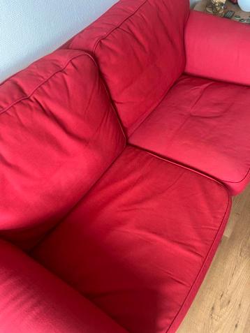 2 x IKEA Ektorp Tweezits Bank met poef - afbeelding 6