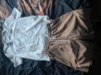 Zomersetje wit/beige, Ophalen of Verzenden, Gedragen, Maat 52/54 (L)