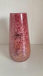 Fidrio Holland vaas Glorioso Rosso glazen vaasje, Ophalen of Verzenden, Minder dan 50 cm, Rood, Glas