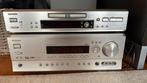 Onkyo  DTS 6.1 AV receivers TX-SR600E + DVD/CD speler SP500, Ophalen of Verzenden, Zo goed als nieuw, 60 tot 120 watt, Onkyo