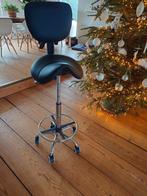 Verstelbare zadelkruk - ideaal voor bureau of atelier, Zwart, Ophalen of Verzenden, Zo goed als nieuw, Bureaukruk