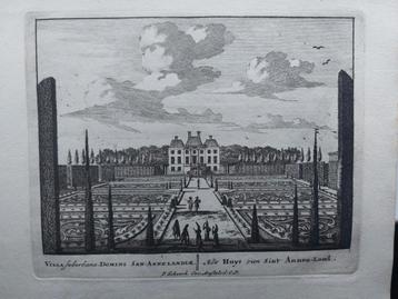 1 / Den Haag Landhuis Clingendael - Sint Annenland Gravure beschikbaar voor biedingen