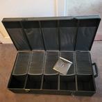 Zwarte DJ opbergkoffer inclusief 1000 insteekhoesjes, Ophalen of Verzenden, Gebruikt, Overige merken