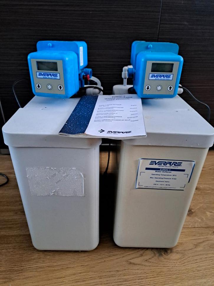 Everpure Euroc-3 waterontharder 2 stuks., Witgoed en Apparatuur, Waterontharders, Ophalen
