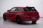BMW 1-serie 114i EDE Business+ Navi Leder 18 Inch Cruise, Auto's, 1-Serie, Achterwielaandrijving, Gebruikt, Zwart