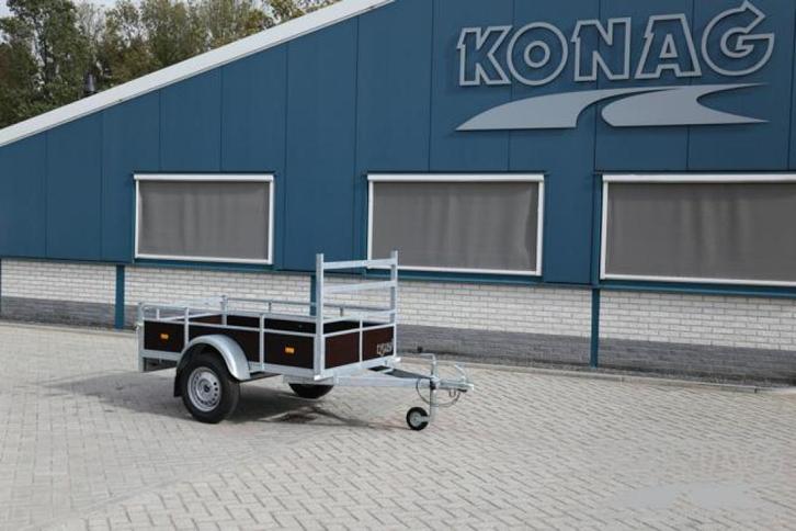 Degelijke Loady enkelas bakwagen 750 kg / v.a. € 75, Auto diversen, Aanhangers en Bagagewagens, Nieuw