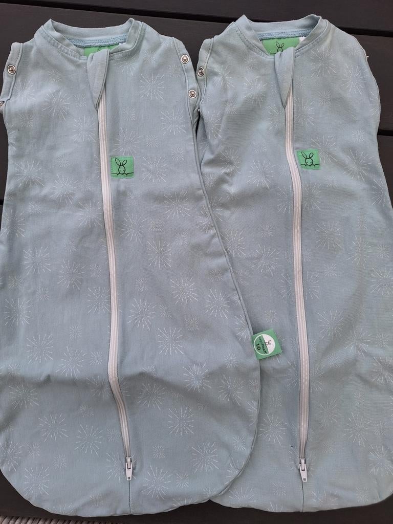 2 inbakerslaapzakken van Ergo Pouch 0-4 maanden., Kinderen en Baby's, Ophalen of Verzenden, Zo goed als nieuw, Minder dan 70 cm