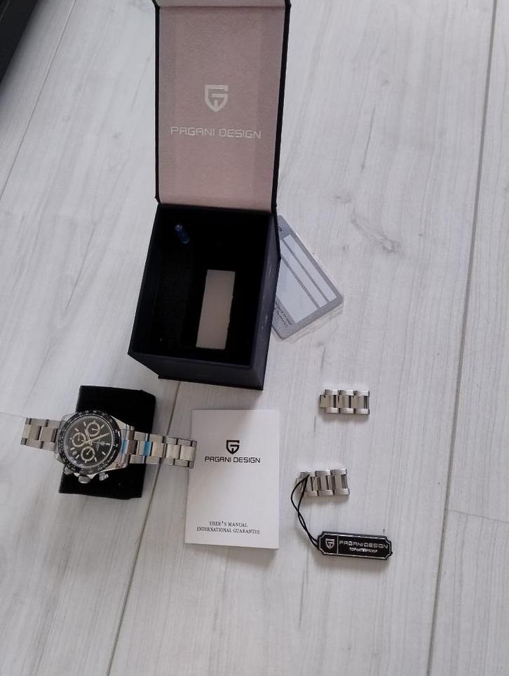 Pagani design pd 1644 [NIEUW], Sieraden, Tassen en Uiterlijk, Horloges | Heren, Nieuw, Polshorloge, Overige merken, Staal, Staal