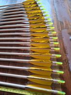 18 NIEUWE HOUTEN HANDBOOG PIJLEN, Ophalen of Verzenden, Nieuw, Pijlen