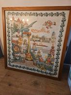 Efteling Borduurwerk Schilderij, Ophalen, 50 tot 75 cm, Zo goed als nieuw, Schilderij