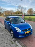 Suzuki Swift 1.3 5D 2005 Blauw, Auto's, Voorwielaandrijving, Stof, Zwart, 965 kg