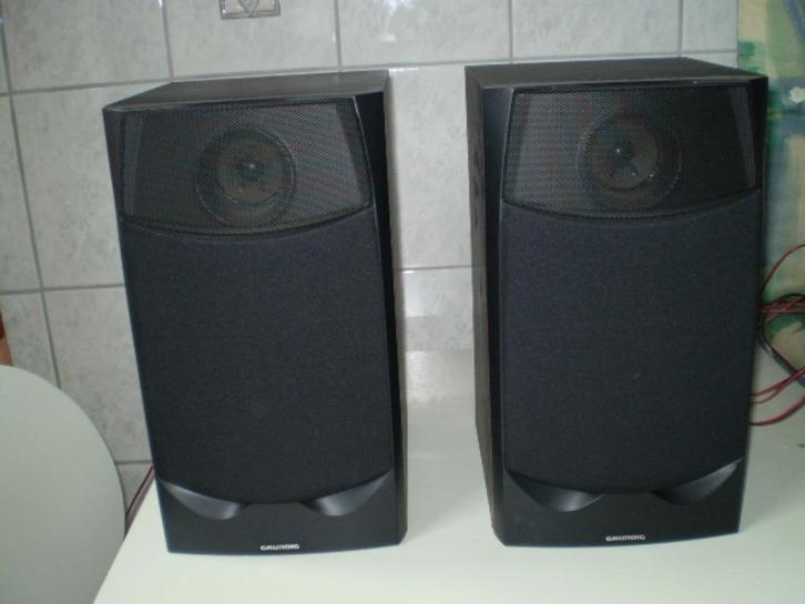 Twee luidsprekers / boxen van Grundig., Audio, Tv en Foto, Luidsprekers, Zo goed als nieuw, Minder dan 60 watt, Overige merken