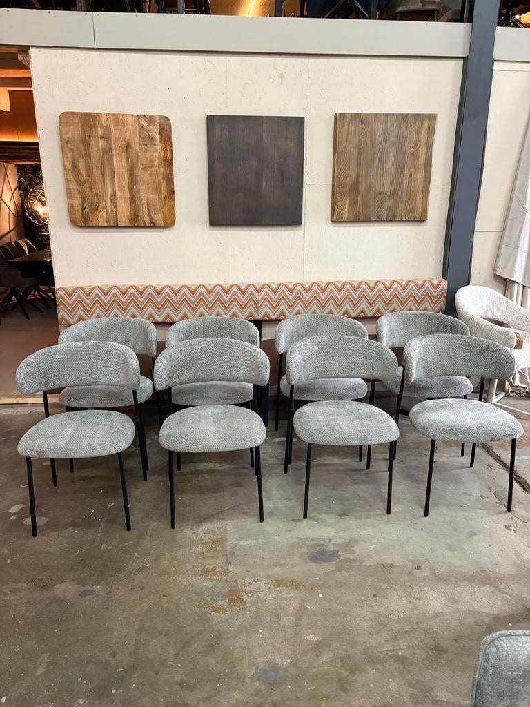 Japandi Eetkamerstoelen Set van 8 - Scandinavisch Design, Huis en Inrichting, Stoelen, Ophalen, Nieuw, Japandi scandinavisch minimalistisch