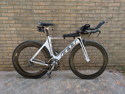 Felt B16 - Triathlonfiets - Carbon wielen, incl accesoires, Fietsen en Brommers, Fietsen | Racefietsen, Gebruikt, Overige merken