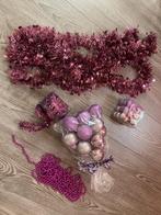 Kerstballen/versiering paars, Gebruikt, Ophalen of Verzenden