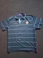 Vintage FC Barcelona Polo Shirt, Maat 52/54 (L), Blauw, Ophalen of Verzenden, Gedragen