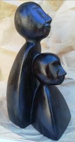 Pere avec fils. Houtsnijwerk. Geabstraheerd. Frankrijk. 24cm, Antiek en Kunst, Ophalen