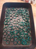 Grote partij edelsteen agaat ringen, Ophalen of Verzenden, Mineraal