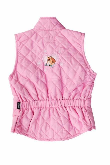 Blush pink, lichtroze Horka Mini Rider bodywarmer maat 104, Dieren en Toebehoren, Paardrijkleding, Nieuw, Kinderen, Bovenkleding