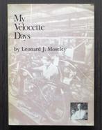 My Velocette Days (Leonard J. Moseley) - 1974 - 1e druk, Boeken, Motoren, Verzenden, Gelezen, Merk of Model