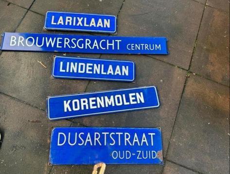 Diverse Plaatsnaamborden - Unieke Collectie, Verzamelen, Ophalen, Gebruikt, Reclamebord