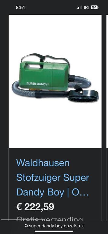 Waldhausen super dandy stofzuiger beschikbaar voor biedingen
