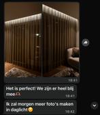 50% stof korting Vitrages en inbetweens in wave plooi, Huis en Inrichting, Stoffering | Gordijnen en Lamellen, Crème, 200 cm of meer