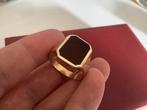 Prachtige antieke Gouden ring edelsteen Carneool 14 k goud, 20 of groter, Verzenden, Heer, Zo goed als nieuw