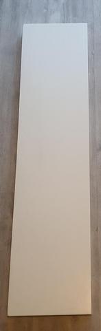 1x Witte (wand/boeken) plank incl. ophangsysteem, Huis en Inrichting, Woonaccessoires | Wandplanken en Boekenplanken, Gebruikt