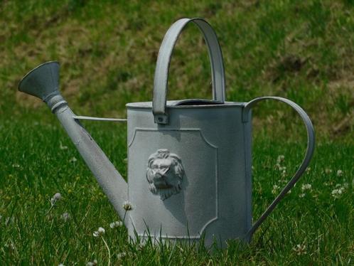 Tuingieter met Leeuwenkop - Aged Metal - 4,5 L, Tuin en Terras, Gieters, Metaal, Ophalen of Verzenden