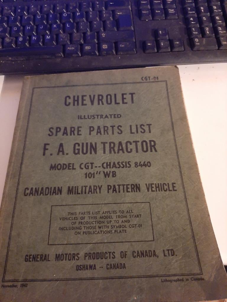 Handboek chevrolet model cgt 8440, Ophalen of Verzenden, Gelezen, Chevrolet