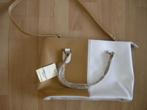 leuke retro vintage tas labellau paris nieuw met kaartje aan, Ophalen of Verzenden, Nieuw, Beige, Handtas