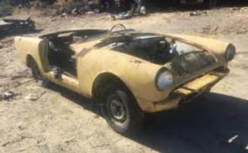Voor Sunbeam Alpine cabrio oldtimer uit 1960 beschikbaar voor biedingen