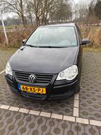 Volkswagen Polo 2007 - 1.4-16v trendline - 59kw/80pk - zwart, Auto's, Stof, 4 cilinders, Zwart, Handgeschakeld