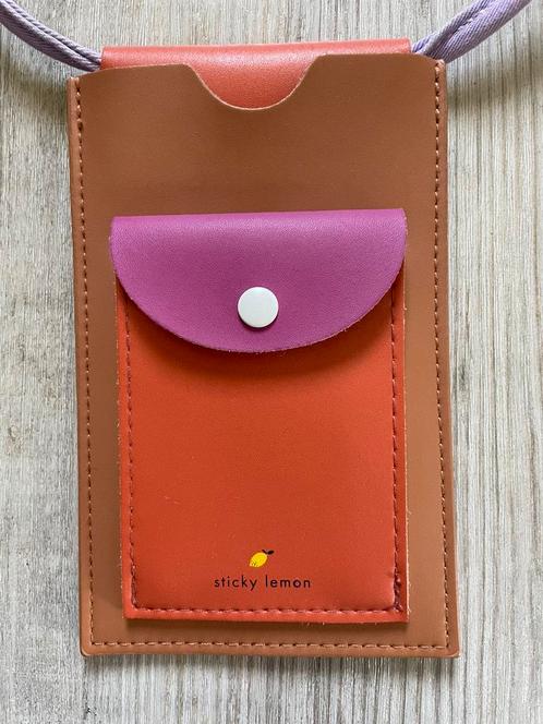 Sticky lemon telefoontasje, Sieraden, Tassen en Uiterlijk, Overige Accessoires, Zo goed als nieuw, Ophalen of Verzenden