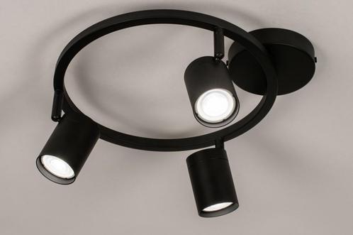 spots rond 35cm zwart of goud messing keuken bank bed lamp, Huis en Inrichting, Lampen | Spots, Nieuw, Led, Ophalen of Verzenden