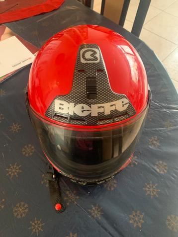 Mooie rode Motor helm Bieffe beschikbaar voor biedingen
