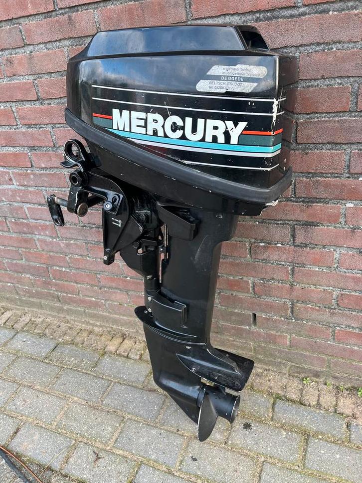 Mercury 9.9pk | Zeer goed werkend | Kortstaart schakelkast, Watersport en Boten, Buiten- en Binnenboordmotoren, Gebruikt, Benzine