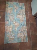 Lap stof 140 x 140 cm atlas / landkaart, 120 cm of meer, Nieuw, Ophalen of Verzenden, Katoen