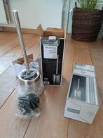 Toiletborstelgarnituur  2 X rvs NIEUW in doos €6,00 p st, Ophalen of Verzenden, Nieuw, Overige kleuren, Overige typen