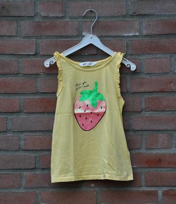 h&m top 122/128, shirt 122/128, kinderkleding 122,128 beschikbaar voor biedingen