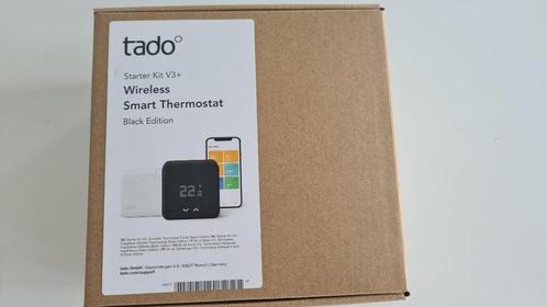TADO slimme thermostaat Starter Kit V3+ black Edition, Doe-het-zelf en Verbouw, Thermostaten, Nieuw, Slimme thermostaat, Verzenden